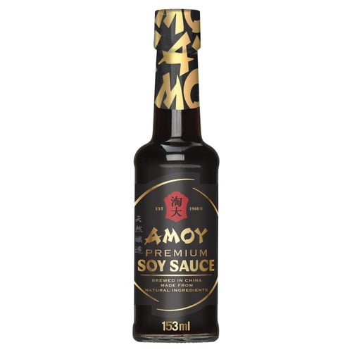 Amoy Premium Soy Sauce 153ml, British Import (Pack of 2)