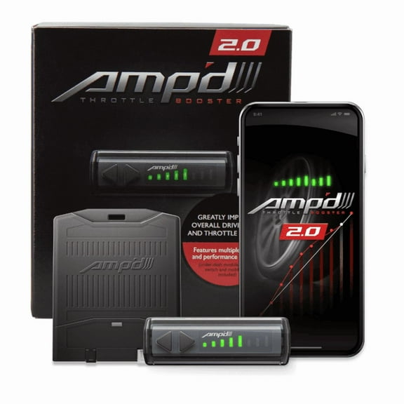 Amp'D 18862-2 Throttle Booster 2.0 with Bluetooth Switch