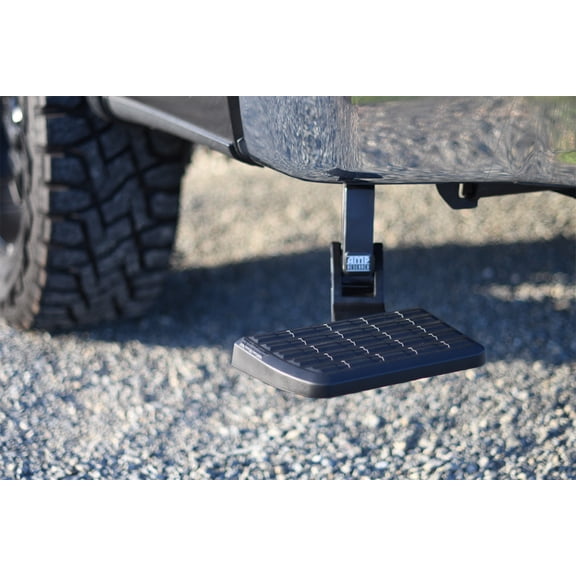 AMP Research by RealTruck BedStep Black Rear Bed Entry Drop Down Step