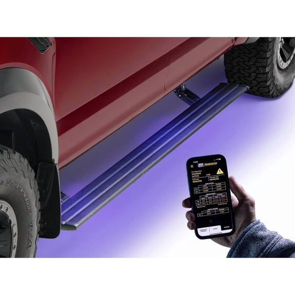 AMP Research by RealTruck PowerStep Smart Series Running Boards Fit 22-24 F250, F350, F450