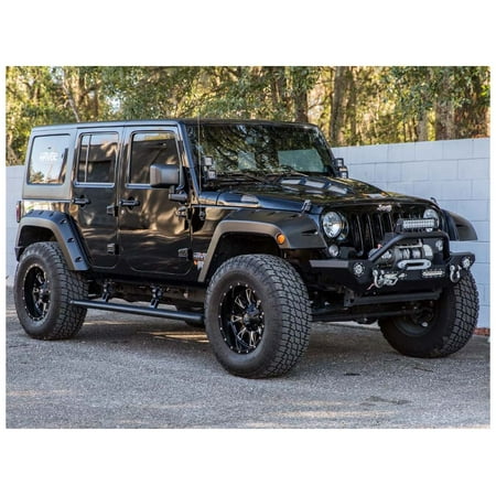 AMP Research by RealTruck PowerStep Electric Running Boards Fit 07-18 Jeep Wrangler JK 2-Dr