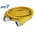 thumbnail image 1 of Amp Up Marine & RV Cords 125/250v 50a x 50' Marine Shore Power Cord, Yellow, 1 of 5
