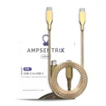 thumbnail image 1 of AmpSentrix - 6 Ft USB Type C To USB Type C Cable (Infinity) (Gold), 1 of 3