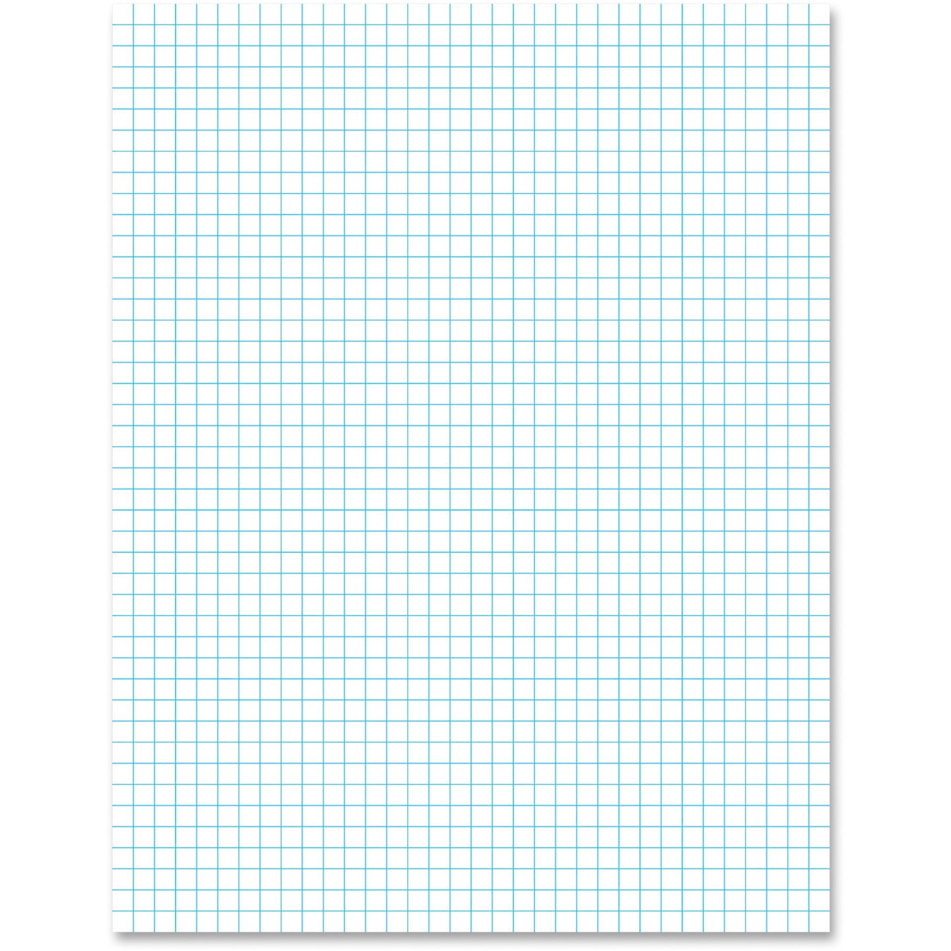 Ampad 20lb Quadrille Pad w/4 Squares/Inch, Ltr, White, 1 50Sheet Pad