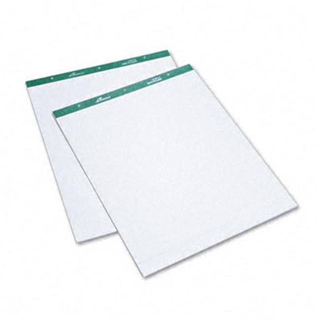 Ampad Recycled Paper Easel Pad, 27" x 34", 1" Ruled, 50 Sheets, 2 per pack