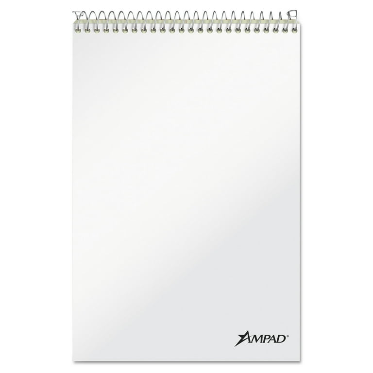 Steno Pads, Pitman Rule, White Cover, 80 Green-Tint 6 x 9 Sheets Steno Pads, Pitman Rule, White Cover, 80 Green-Tint 6 x 9 Sheets