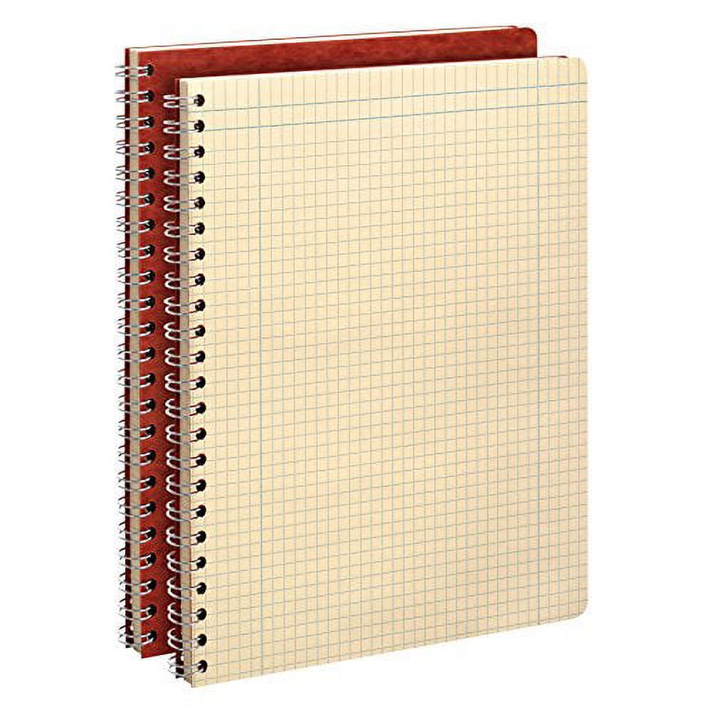 Ampad Computation Book, 4x4 Quad Ruled, 76 Sheets, Ivory, 113/4" x 91