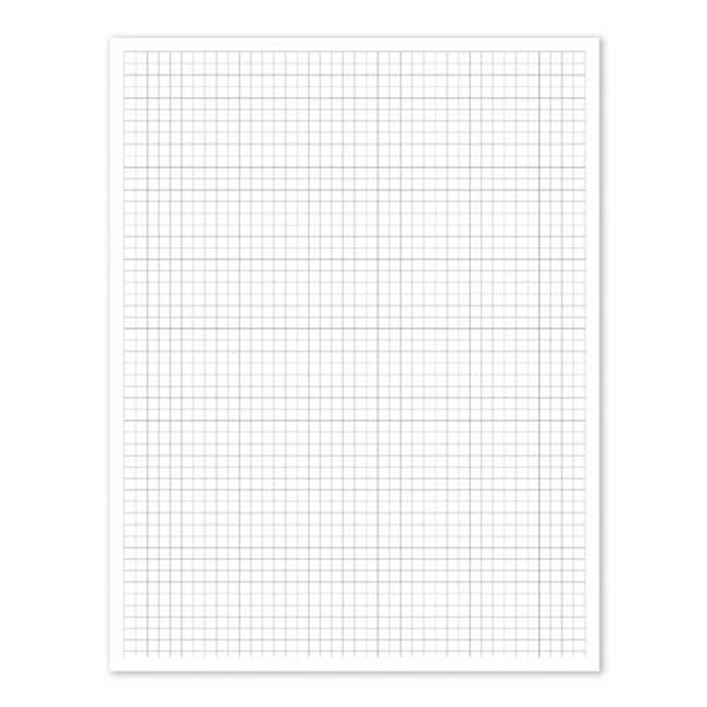 Ampad Efficiency Quadrille Pad - 8.5 x 11 in., Pack Of 50