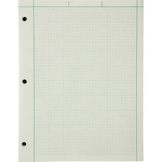 TOPS Engineering Computation Pad - 100 Sheets - Both Side Ruling Surface - Ruled Margin - 15 lb Basis Weight - Letter - 8 1/2 TOPS Engineering Computation Pad - 100 Sheets - Both Side Ruling Surface - Ruled Margin - 15 lb Basis Weight - Letter - 8 1/2