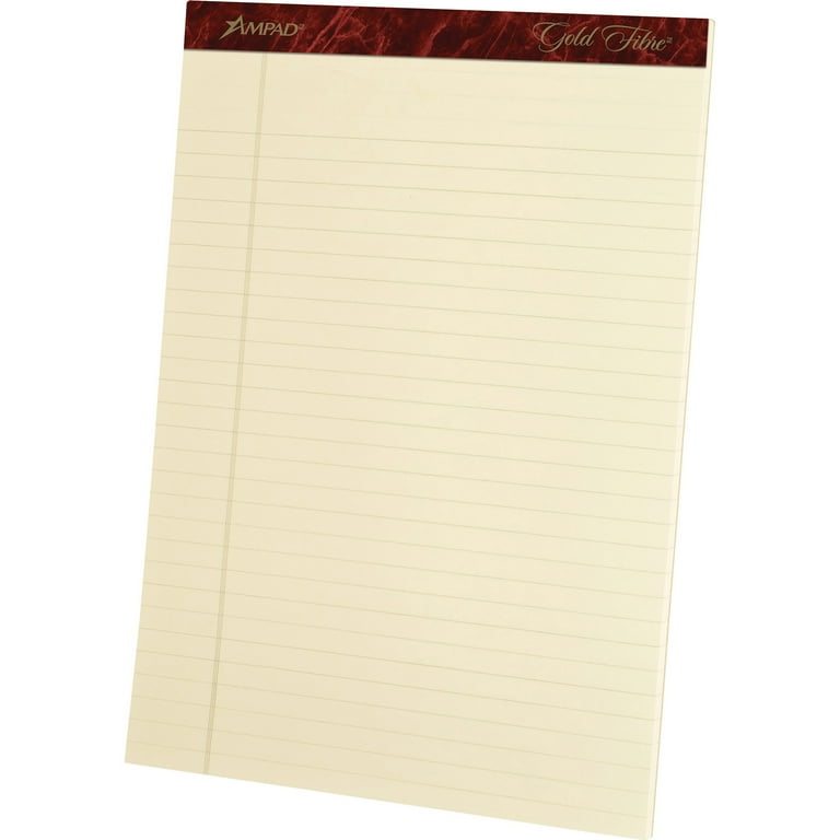 Ampad Gold Fibre Legal Rule Retro Writing Pads - 50 Sheets - Wire Bound - 0.34