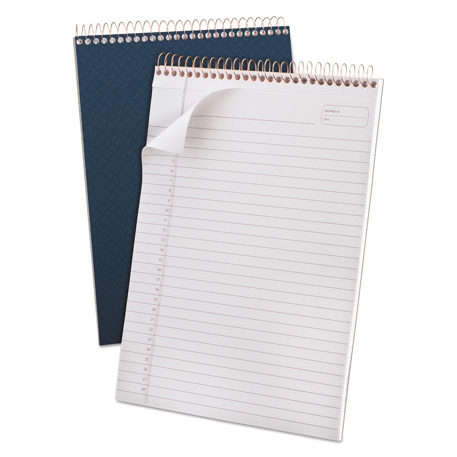 Ampad Project Notes Writing Pad, Top Bound, 8.5" x 11.75", Navy, 70 Sheets