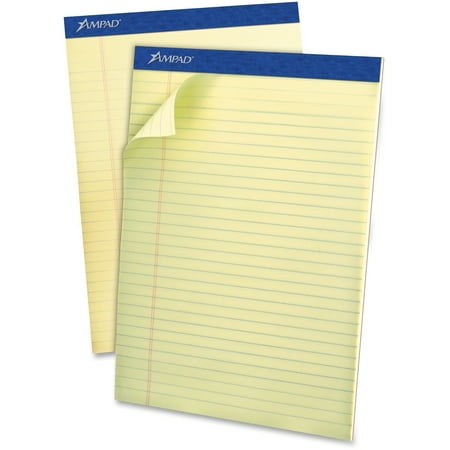 Ampad, TOP20420, Top-bound Green Tint Ruled Writing Pads, 1 Dozen