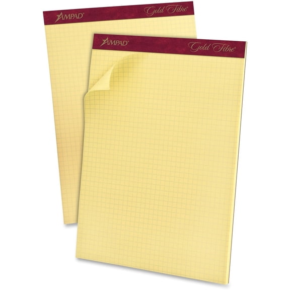 Ampad, TOP22143, Gold Fibre Graph Pad, 1 / Pad
