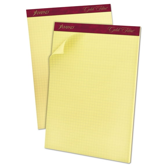 Ampad, TOP22143, Gold Fibre Graph Pad, 1 / Pad
