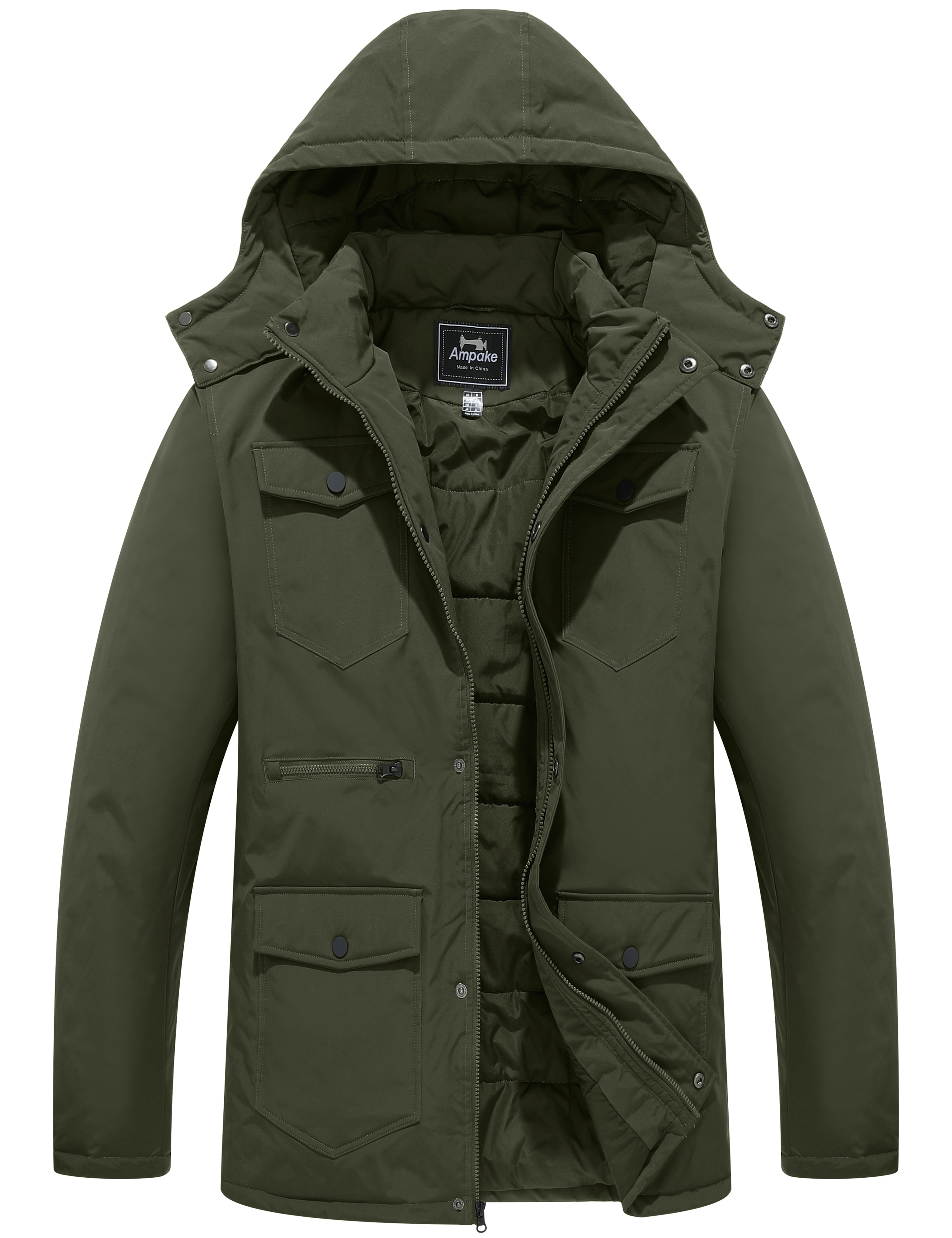 Army green parka clearance jacket