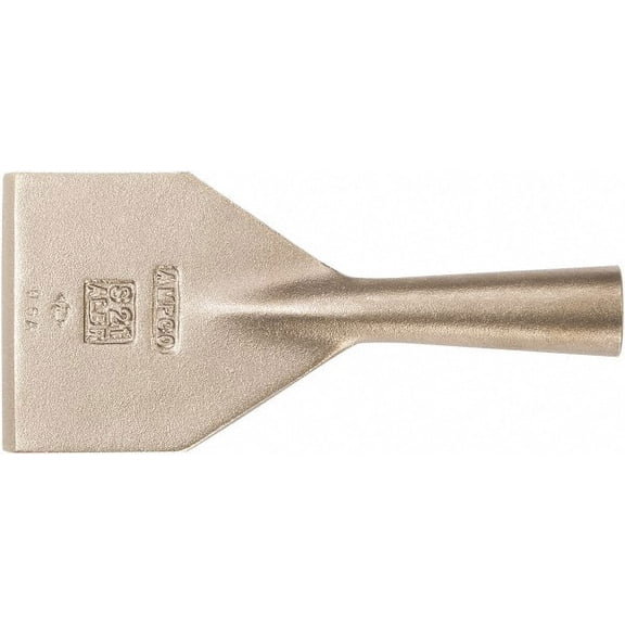 Ampco S-30 Stiff Aluminum Bronze Alloy Chisel Scraper, 3" x 1-1/2" Blade