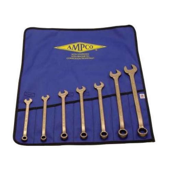 Ampco Safety Tools 7 Piece Combination Wrench Sets, Inch - 1 SET (065-M-41)