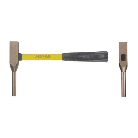 Ampco Safety Tools Backing Out Hammer,Non-Spark,1/2 in Dia H-36FG