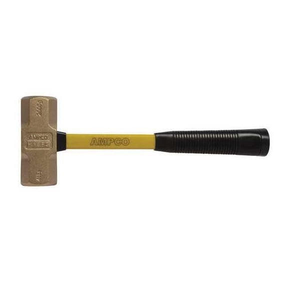 Ampco Safety Tools Blacksmith Hammer,3 lb.,11" L,Fiberglass H-172FG