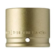 1/2 in Drive Impact Socket 1 1/4 in Size Hex Standard Depth, Natural I-1/2D1-1/4