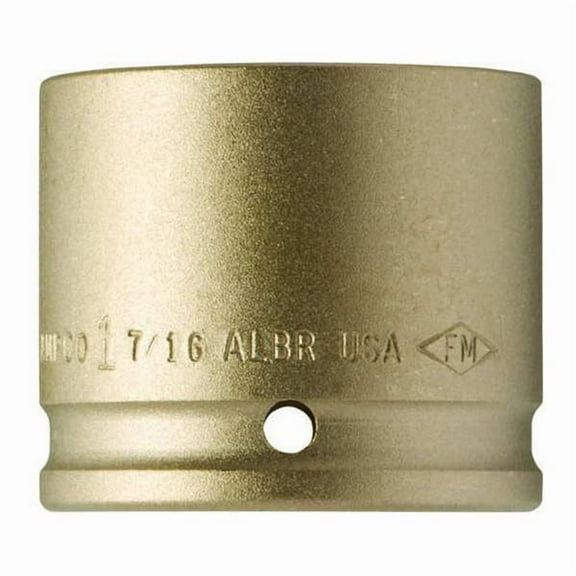 Ampco Safety Tools Impct Skt,Nkl Alm Brz,Natural,3/4 in I-1/2D3/4
