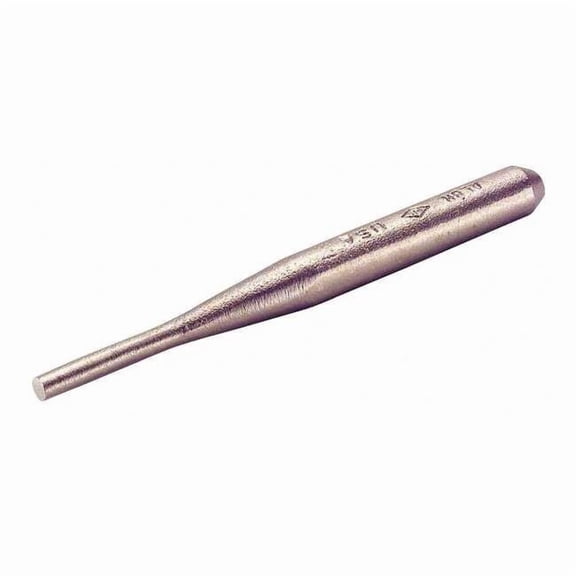 Round Pin Punch,1/2 x 8,Nonsparking P-53
