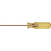 Ampco Non-Sparking Slotted Screwdriver 1/8" x 6" Beryllium Copper Non-Magnetic Corrosion Resistant