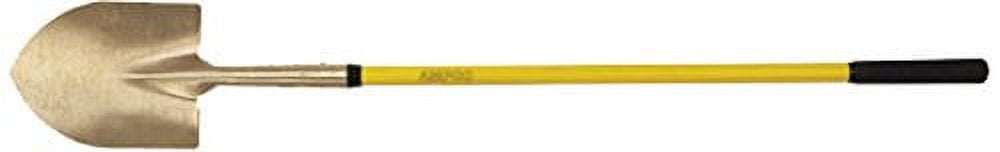 Ampco Safety Tools S-81FG Round Point Shovel, Non-Sparking, Non ...