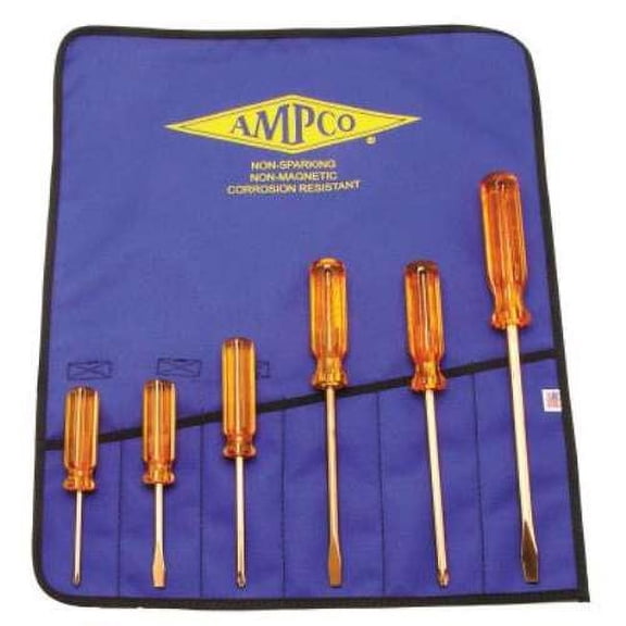 Ampco Safety Tools Screwdriver Kits, Phillips; Slotted - 1 KIT (065-M-39)