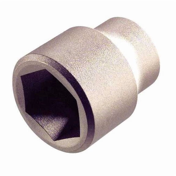 3/8 in Drive, 3/4" SAE, Socket, 6 Points, Almn Brz, Natural, 3/4 in SS-3/8D3/4