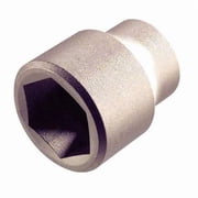3/8 in Drive, 3/4" SAE, Socket, 6 Points, Almn Brz, Natural, 3/4 in SS-3/8D3/4