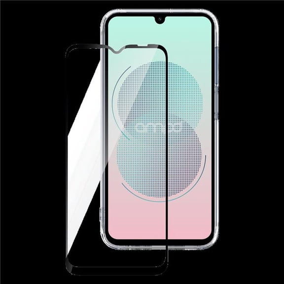 Ampd AA-A355G-3DFULLFACED 3D Full Faced Impact Glass Screen Protector with Black Border for Samsung Galaxy A35 5G - Clear