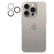 Ampd - Laser Cut Rear Camera Tempered Glass Protector For Apple Iphone 16 Pro - Clear