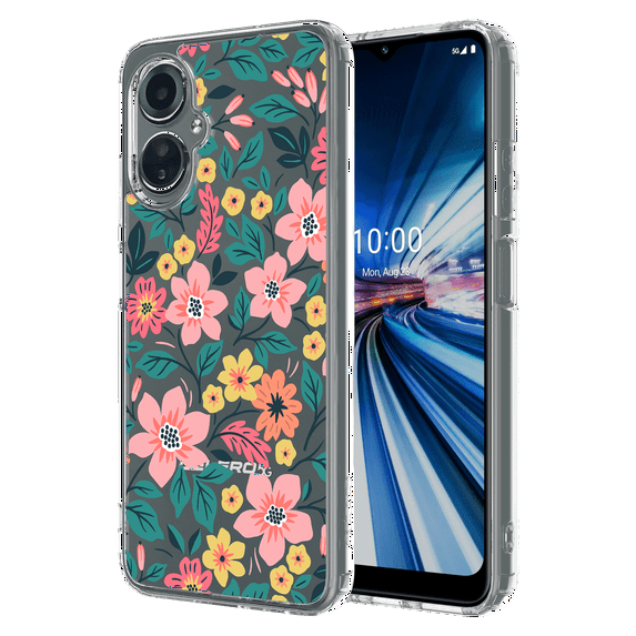 Ampd AA-CELERO3-HDPRINT-WLDFLWR TPU & Acrylic HD Print Case for Celero 5G Gen 3 - Multi Color Wildflower