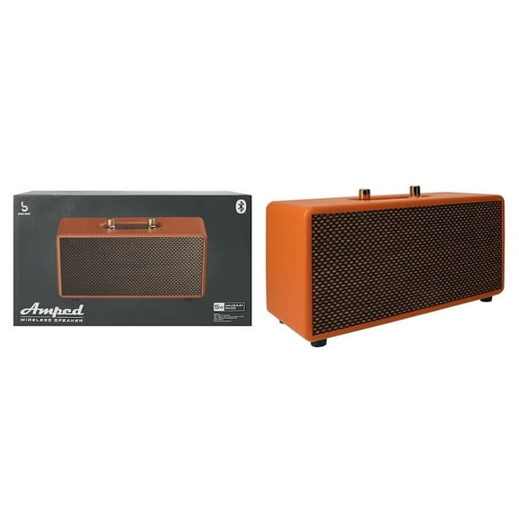 Amped Bass Jaxx Wireless Bluetooth Speaker With 5W Maximum Bass - 9.8in x 5.4in