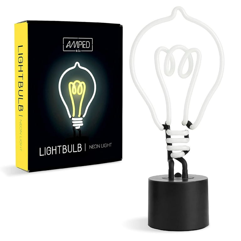 Light bulb neon light hot sale