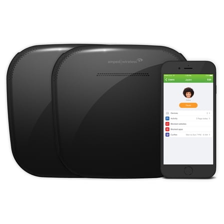 Amped Wireless ALLY Whole Home Smart Wi-Fi System (Kit) 8 ,000 sqft, ALLY12B