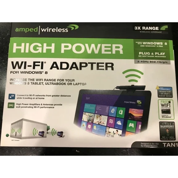 Amped Wireless Tan1 Usb Wi-Fi Adapter