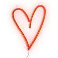 thumbnail image 1 of Ampedco | Amped Co Heart Led Neon Light Wall Hanging Room Decor Red 138 X, 1 of 9