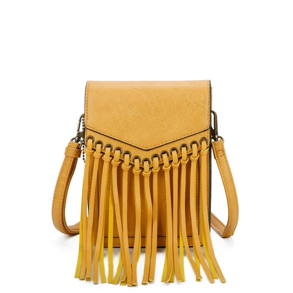Ampere Creations Scarlet Crossbody Bag - Mustard