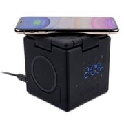 Ampere HyperCube Wireless Charging Station and Sleep Aid, Black