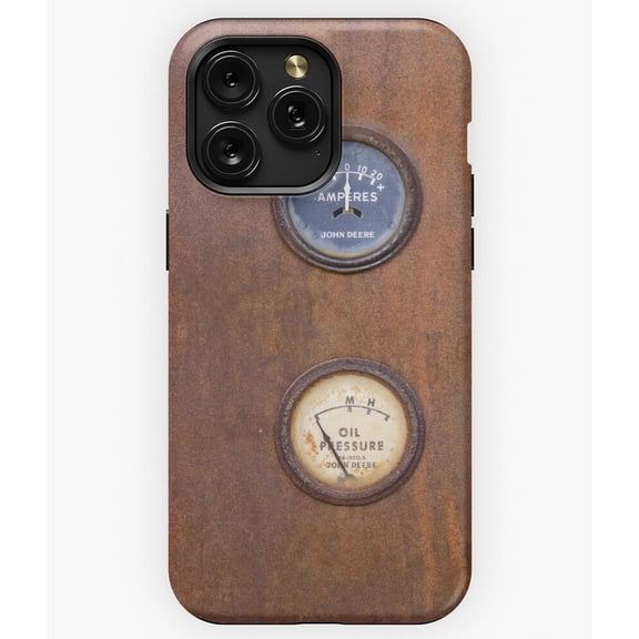 Amperes Gauge Vintage Amp Meter Dashboard Graphic A1727 Phone Case for iPhone 11 to 17 Pro Max