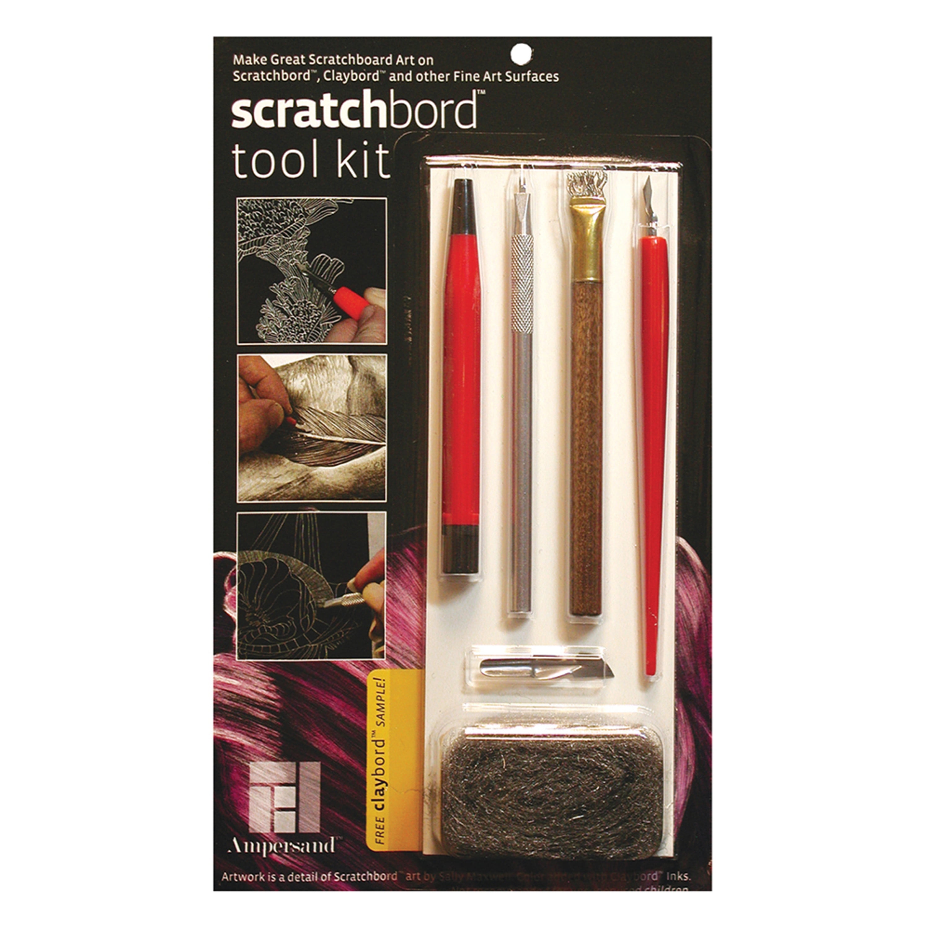 Ampersand Art Claybord Tool Kit
