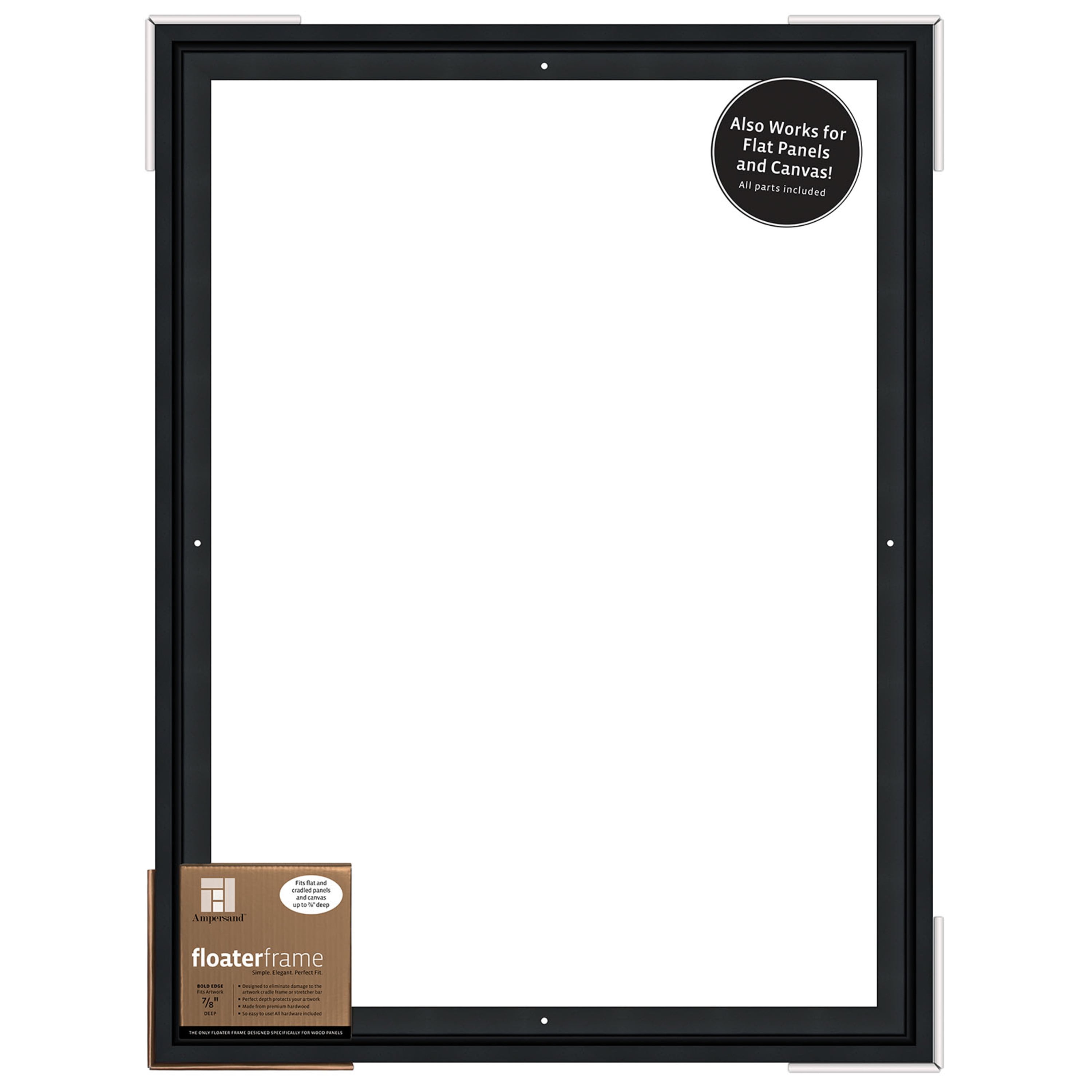 12x16 Canvas Print, Floating Black Frame - Canvas On Demand®