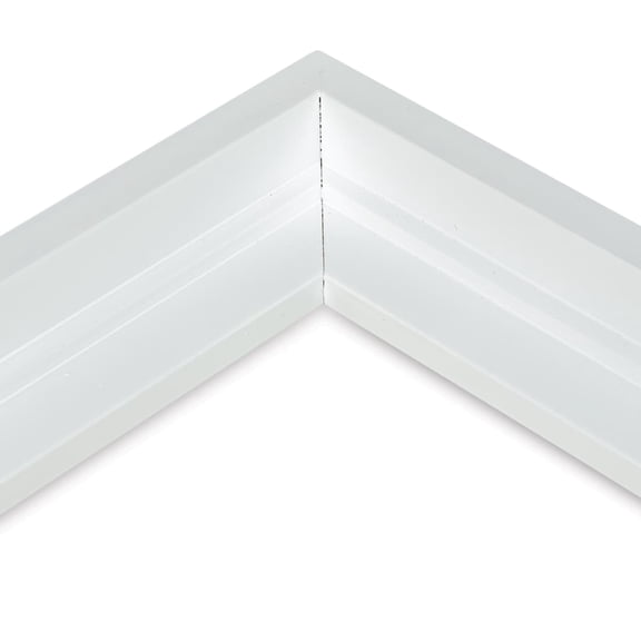 Ampersand Art Floaterframes Bold Edge (3/8" Face) 1-7/8" Frame Profile for 7/8" Deep Artwork 12" x 12" White