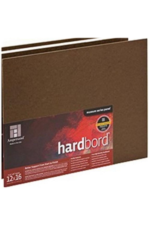 Ampersand Hardbord Panel - 9" x 12", 1/8" Flat Panel