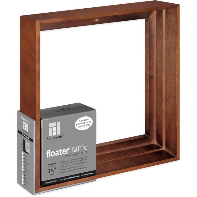 Ampersand Art Supply Floaterframe Readymade Frame for Flat and 1 1/2