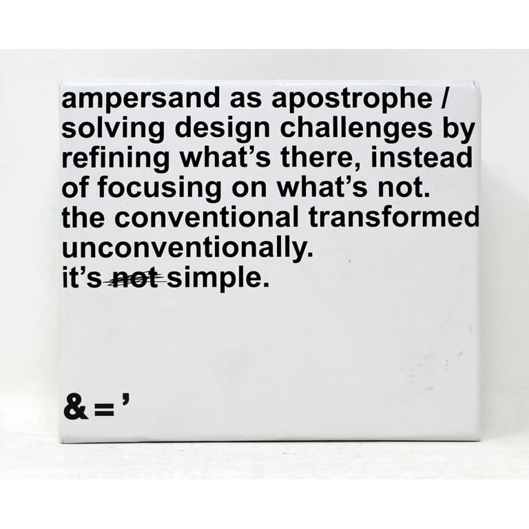 Half Tote / Black Lux — Ampersand As Apostrophe