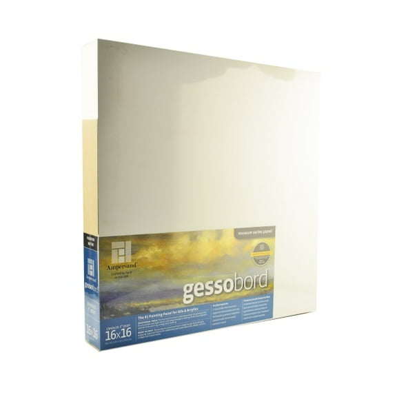 Ampersand Gessobord - 16" x 16", 2" Cradled