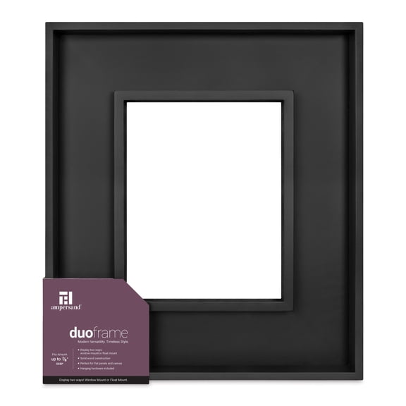 Ampersand DuoFrame - Black, 8" x 10"
